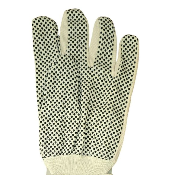 2 Pairs Men’s Work Gloves – Camouflage Jersey Camo & Canvas with PVC Dots NEW - Picture 4 of 7